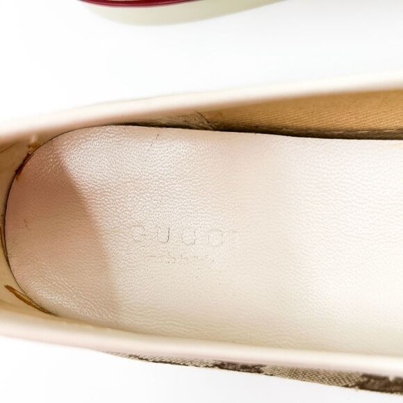 Gucci GG Supreme Monogram Slip On Flats Size 39, 9 - Picture 10 of 14